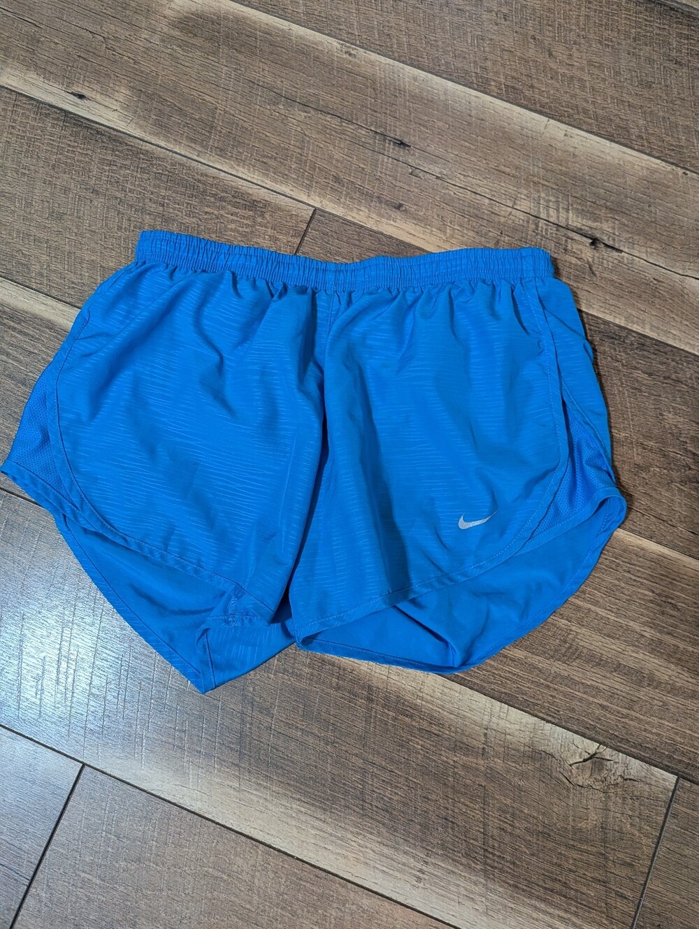 Nike Women's Dri-FIT Blue Athletic Shorts